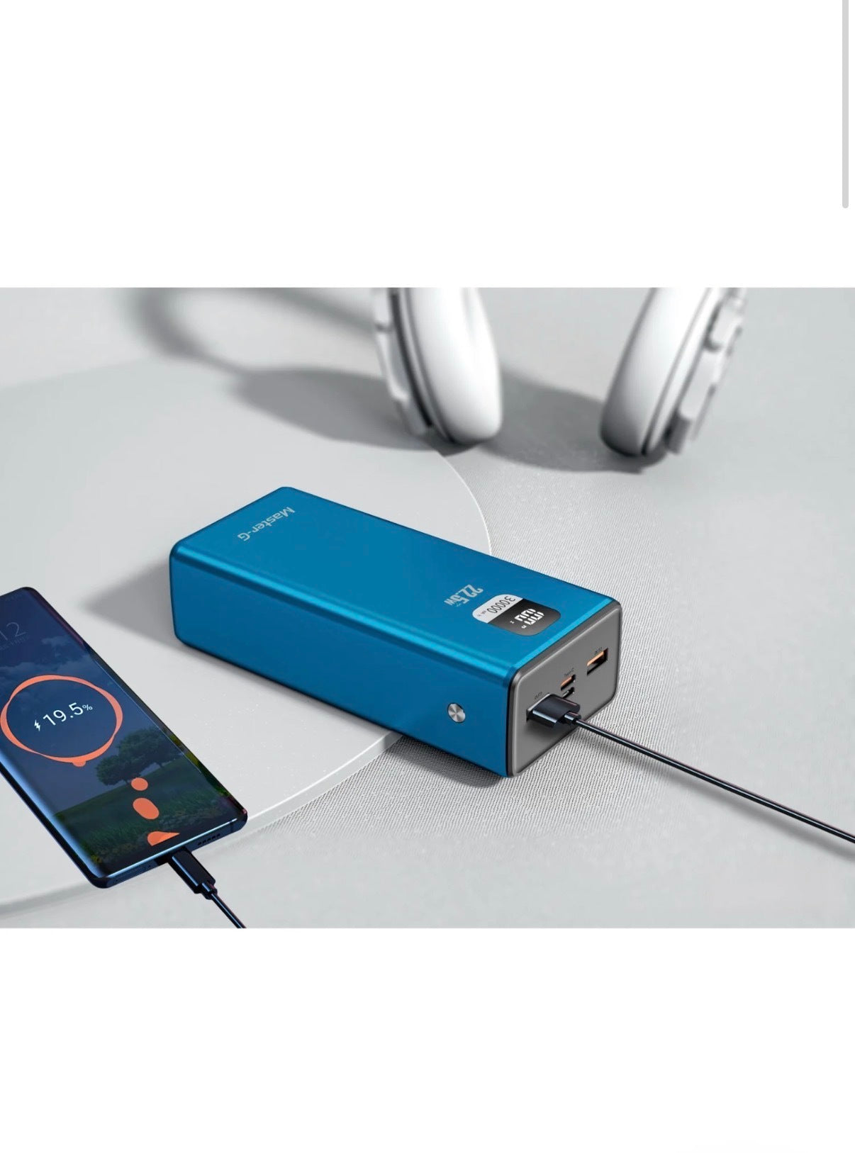 Batería 30000 Mah 22.5W Power Delivery Master-G