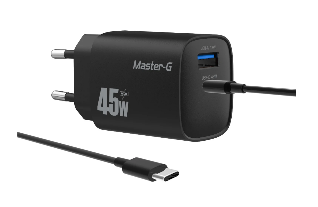 Cargador 45W Carga Rápida Cable UCB-C Master-G