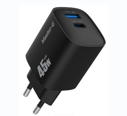 Cargador 45W Carga Rápida Cable UCB-C Master-G