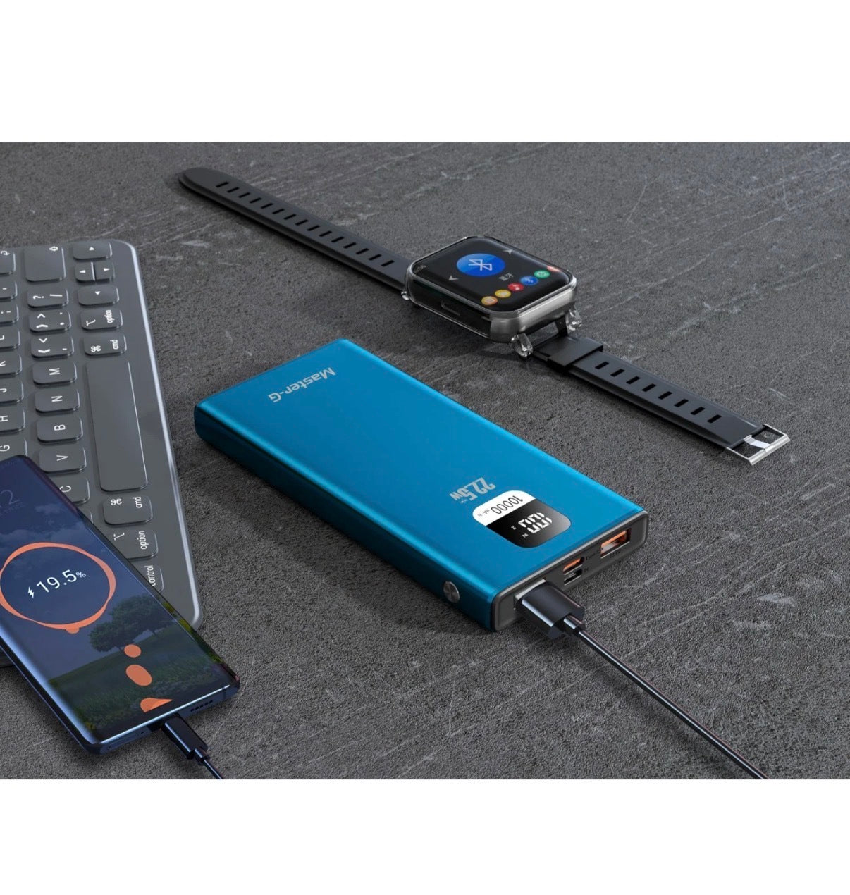 Batería 10000 Mah 22.5W Power Delivery Master-G