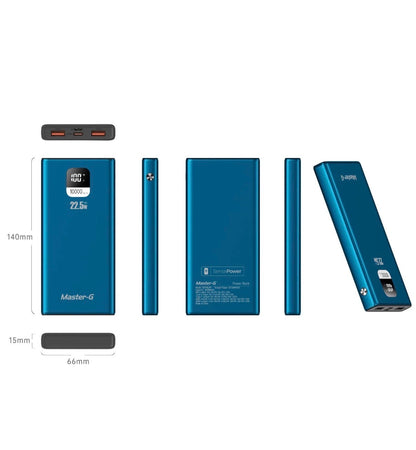 Batería 10000 Mah 22.5W Power Delivery Master-G