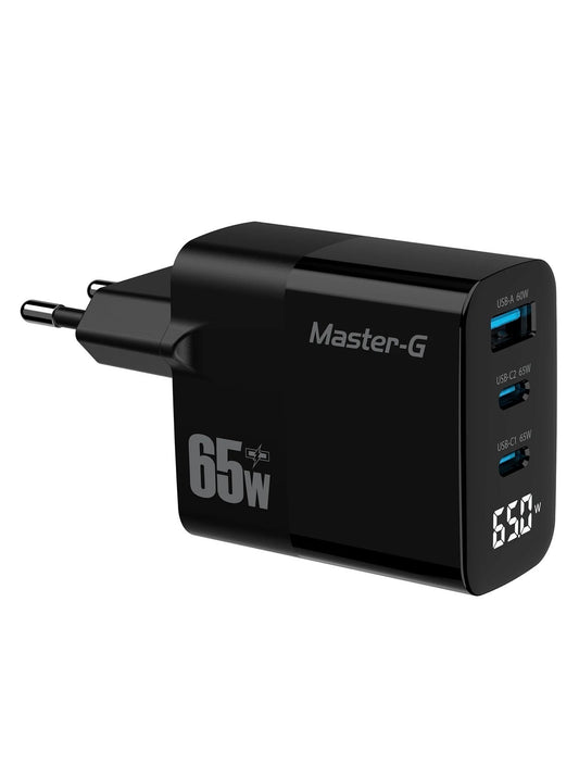 Cargador 65W Carga Rápida Cable UCB-C Master-G