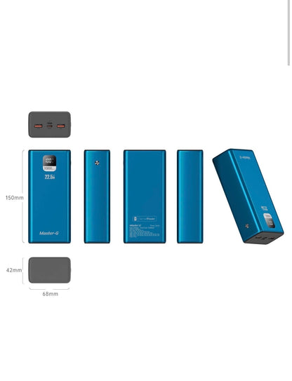Batería 30000 Mah 22.5W Power Delivery Master-G