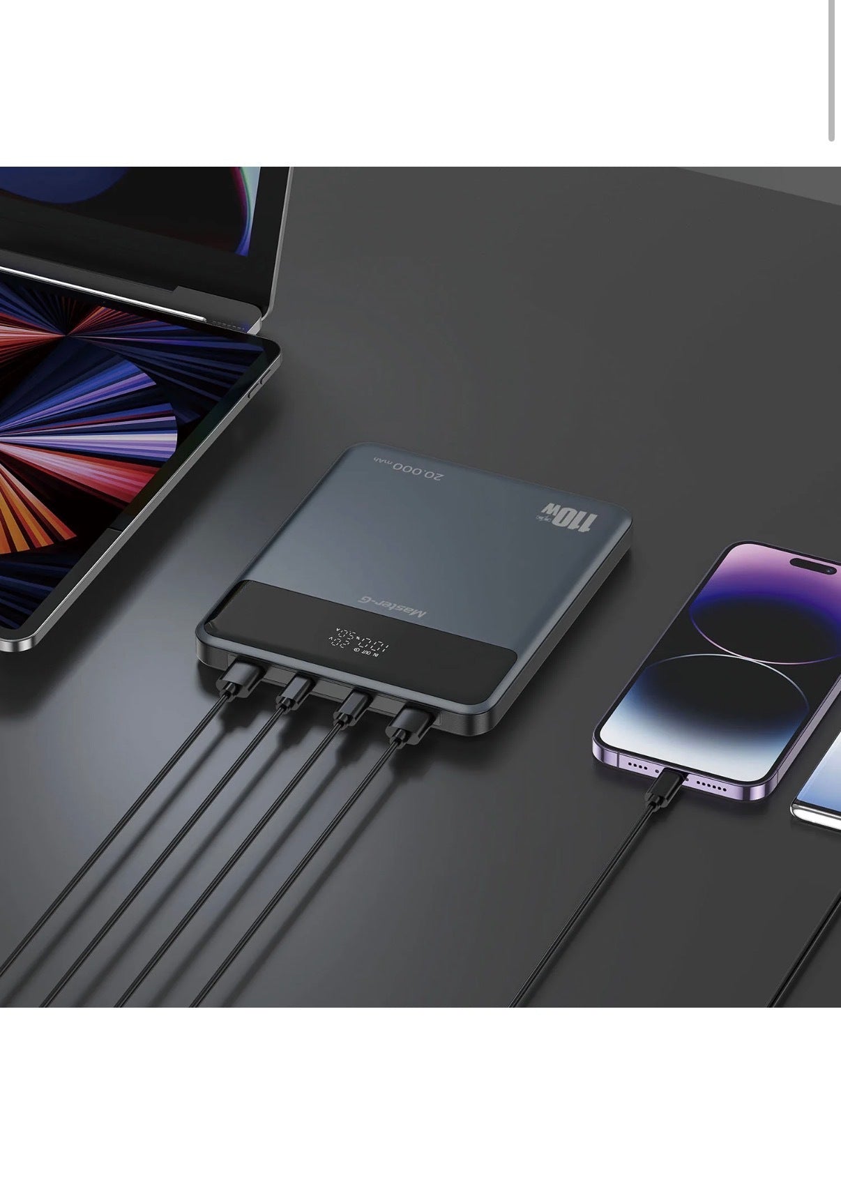 Batería Slim Portátil Notebook 20000Mah 110W PD Master-G
