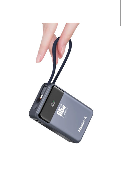 Batería Notebook 20000 Mah 65W Power Delivery Master-G