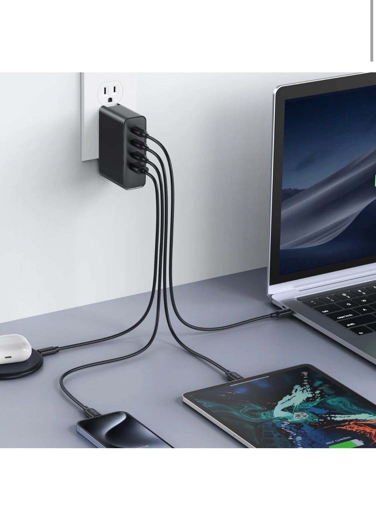 Cargador 100W Universal Carga Rápida Cable UCB-C Master-G