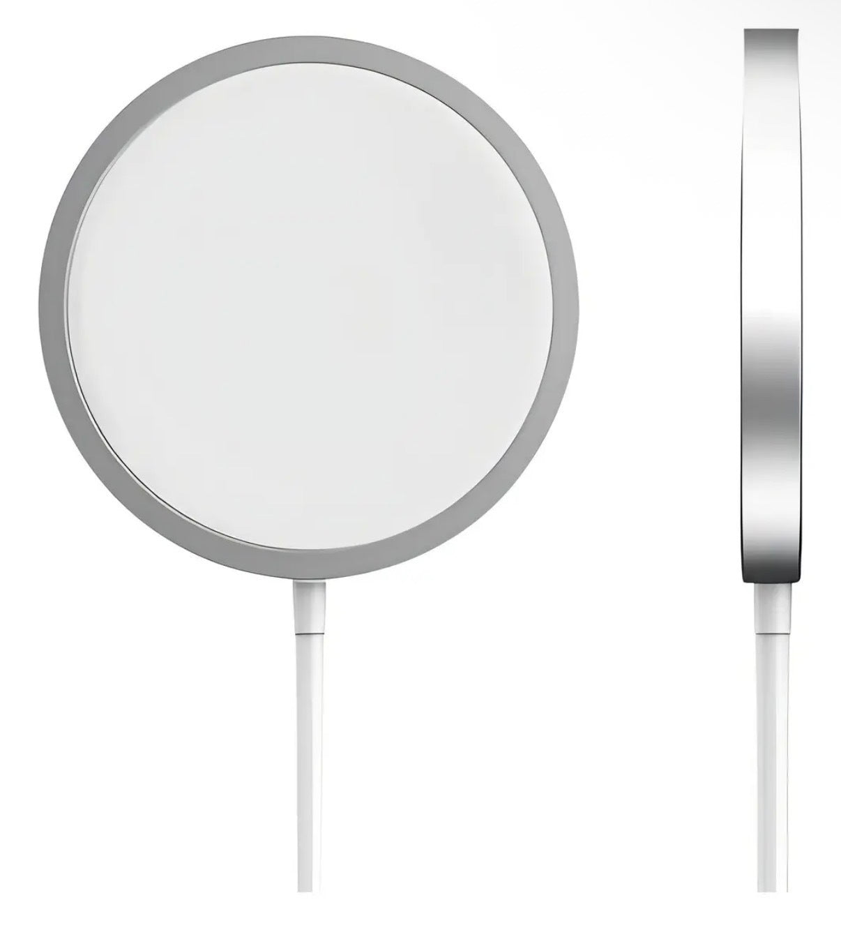 Cargador Inalambrico Magnetico Para iPhone Magsafe 15w Color Blanco IRM Z8