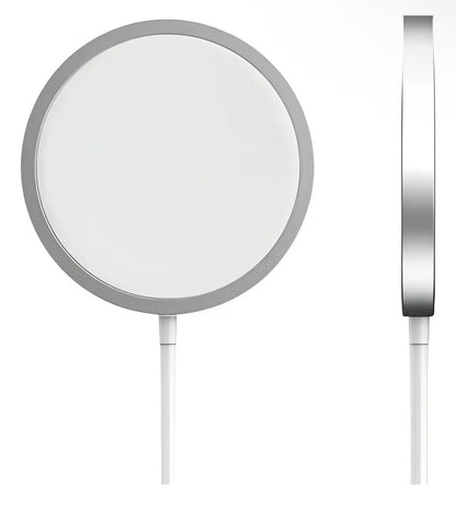 Cargador Inalambrico Magnetico Para iPhone Magsafe 15w Color Blanco IRM Z8