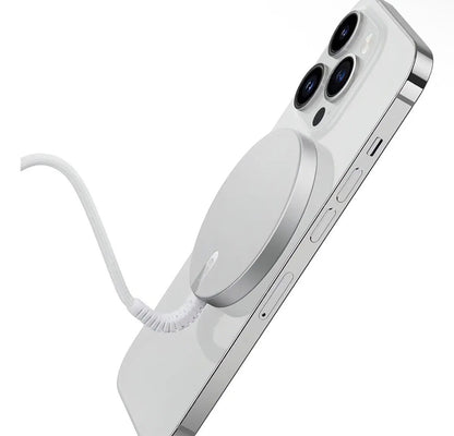 Cargador Inalambrico Magnetico Para iPhone Magsafe 15w Color Blanco IRM Z8