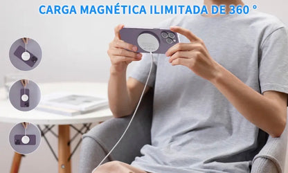 Cargador Inalambrico Magnetico Para iPhone Magsafe 15w Color Blanco IRM Z8