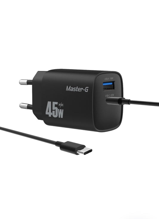 Cargador 45W Carga Rápida Cable UCB-C Master-G