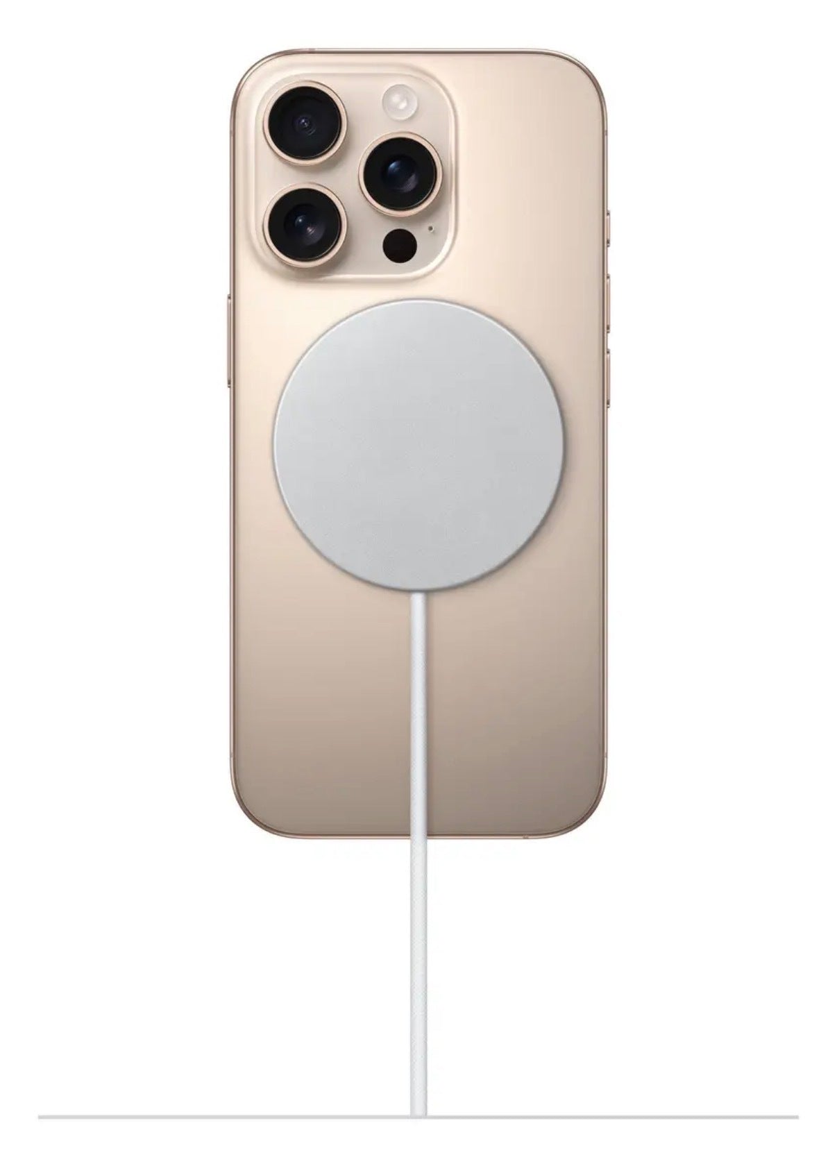 Cargador Inalámbrico Magnetico Para Iphone Magsafe Color Blanco USB-C