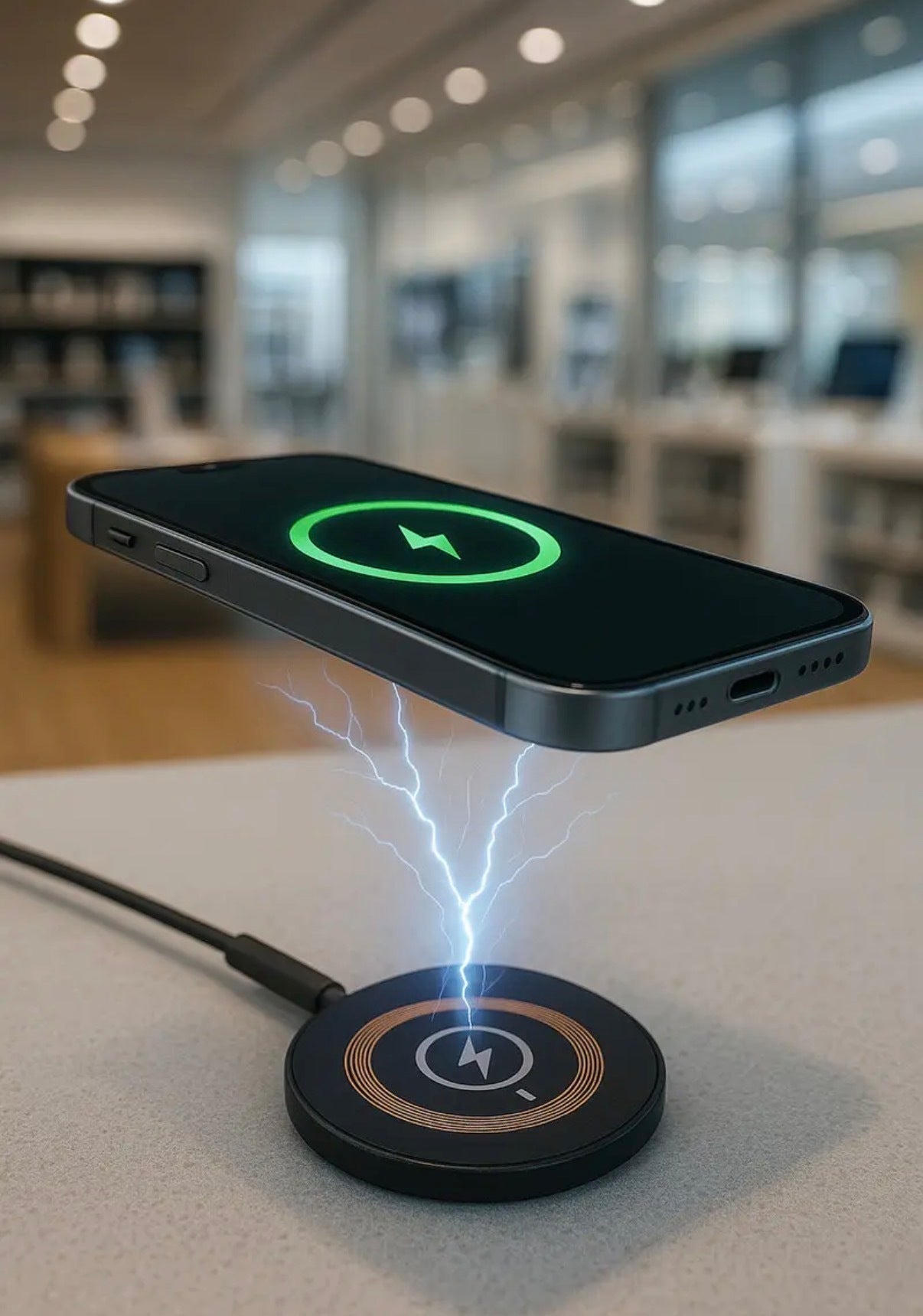 Cargador Inalámbrico Magnético Z9 IRM con Carga Rápida Universal para iPhone y Android