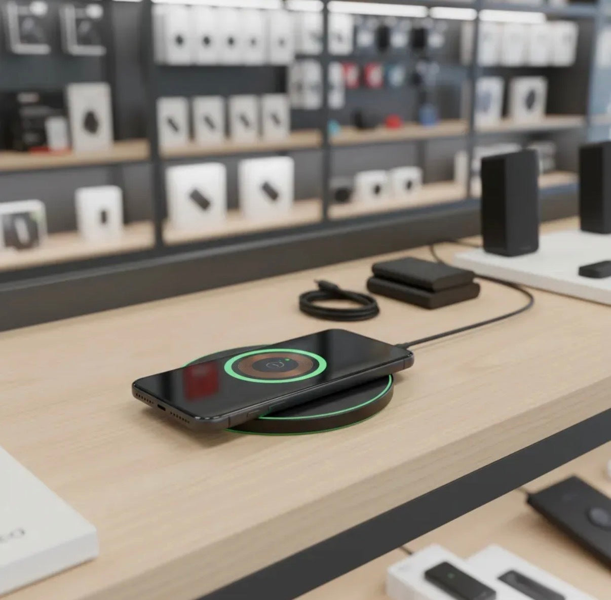 Cargador Inalámbrico Magnético Z9 IRM con Carga Rápida Universal para iPhone y Android